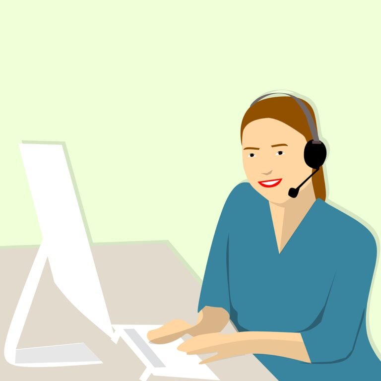 call center, women, agent